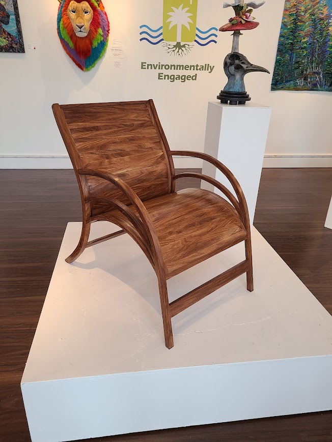 Rosewood Chair “Swept Away”